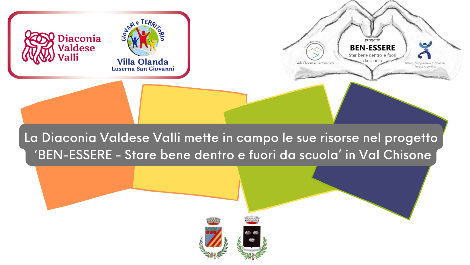 La Diaconia Valdese Valli mette in campo le sue risorse nel progetto 'BEN-ESSERE - Stare bene debtro e fuori da scuola' in Val Chisone